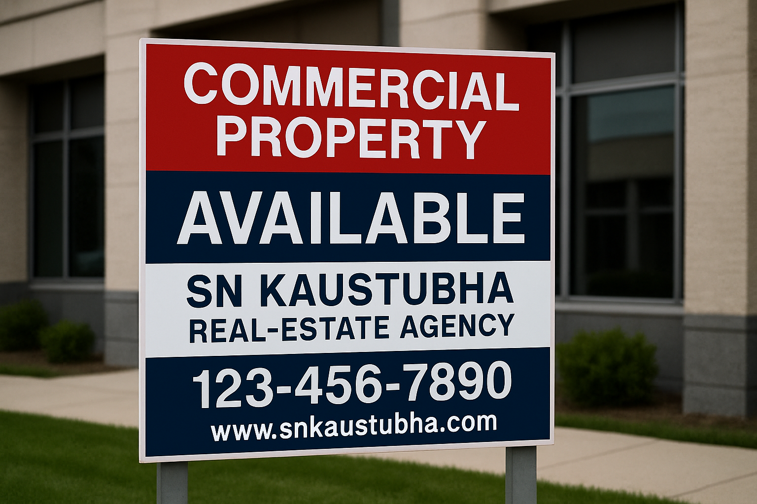 Commercial property available through sn kaustubha real-estate agency